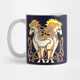 Celtic Fire Horses Mug